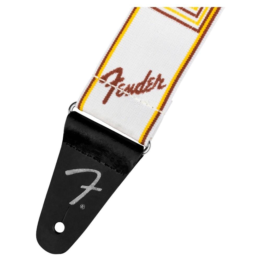fender guitar straps fender weighless monogram strap    #color_white
