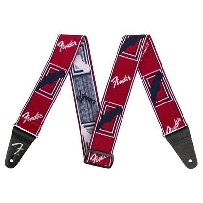 fender guitar straps red fender weighless monogram strap    