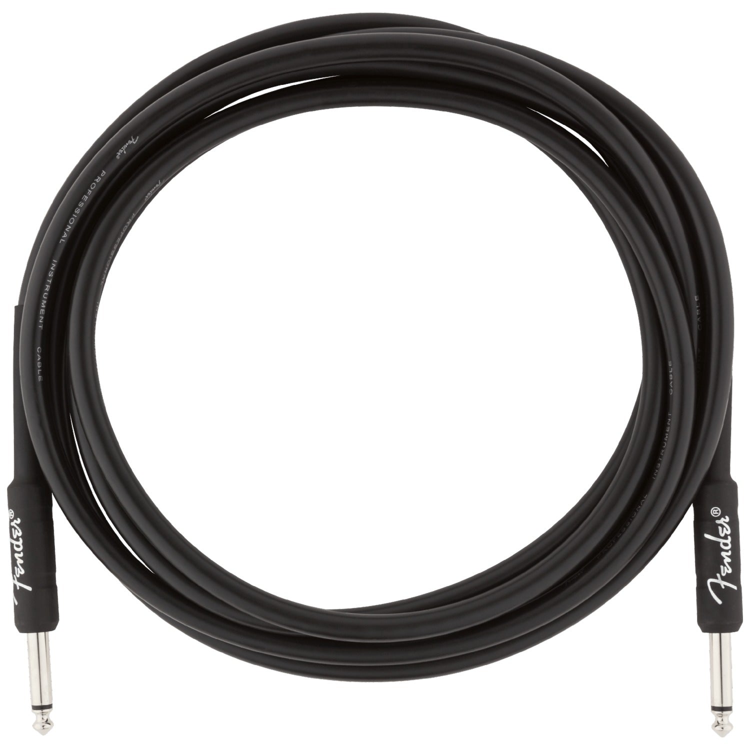 Fender Instrument Cables Black / 10ft Fender Professional Series Straight / Straight Instrument Cable