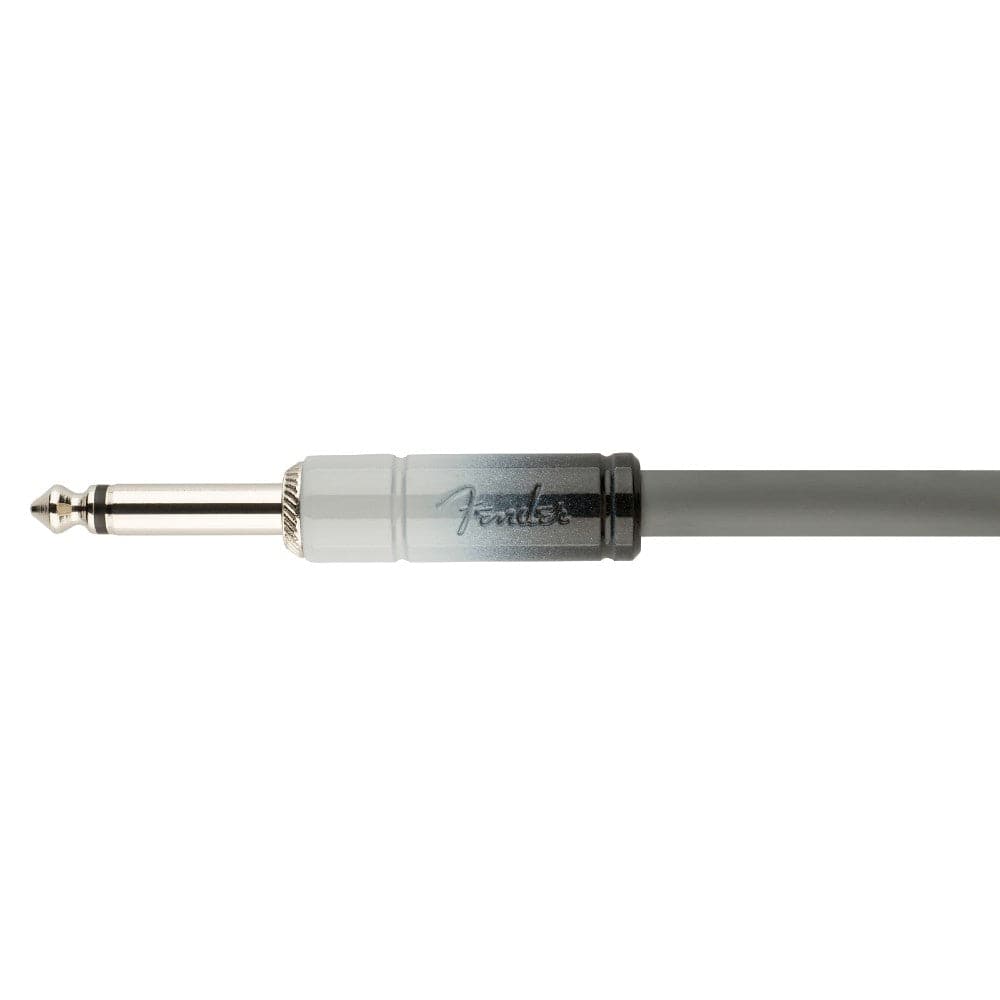 fender instrument cables fender 10' ombre instrument cable   #color_silver-smoke