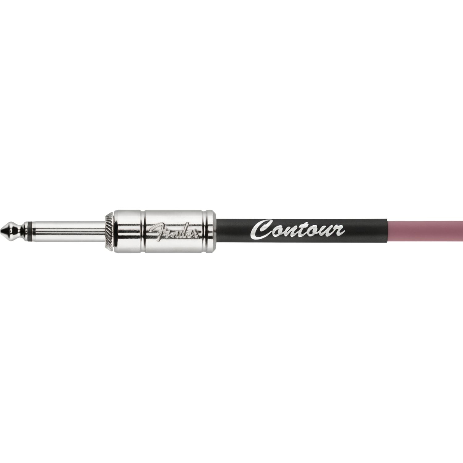 Fender Instrument Cables Fender Contour 15' Instrument Cable #color_burgundy-mist