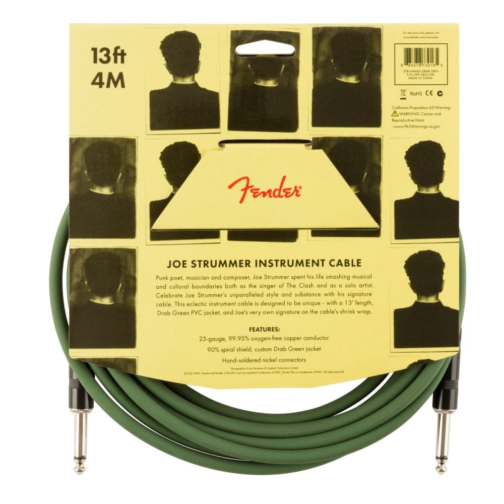 fender instrument cables fender joe strummer 13' instrument cable