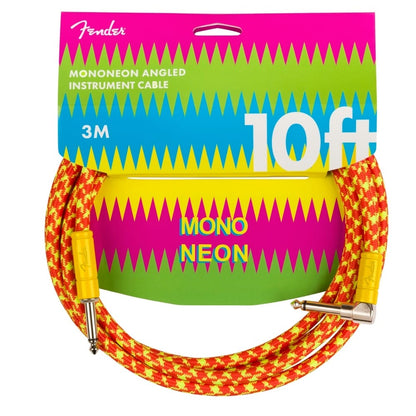 Fender Instrument Cables Fender MonoNeon 10' Angled Instrument Cable
