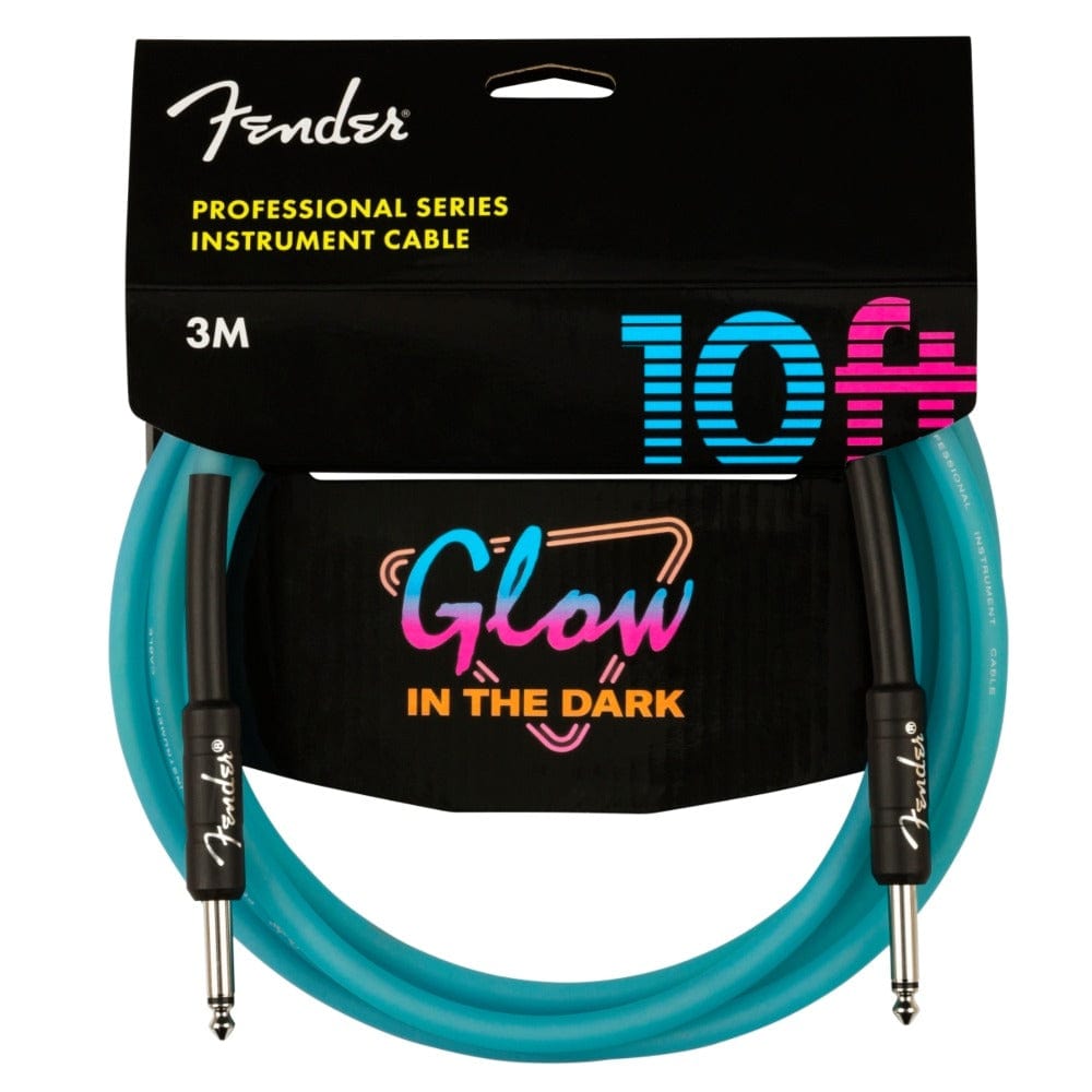 fender instrument cables fender professional series glow in the dark instrument cables    