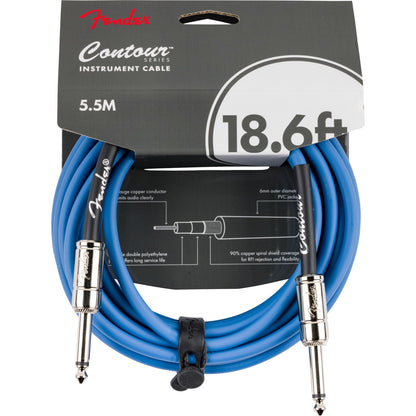 Fender Instrument Cables Lake Placid Blue Fender Contour 18.6' Instrument Cable