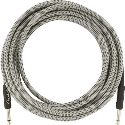 Fender Instrument Cables White Tweed / 18.6ft Fender Professional Series Straight to Straight  18.6 Foot Instrument Cable