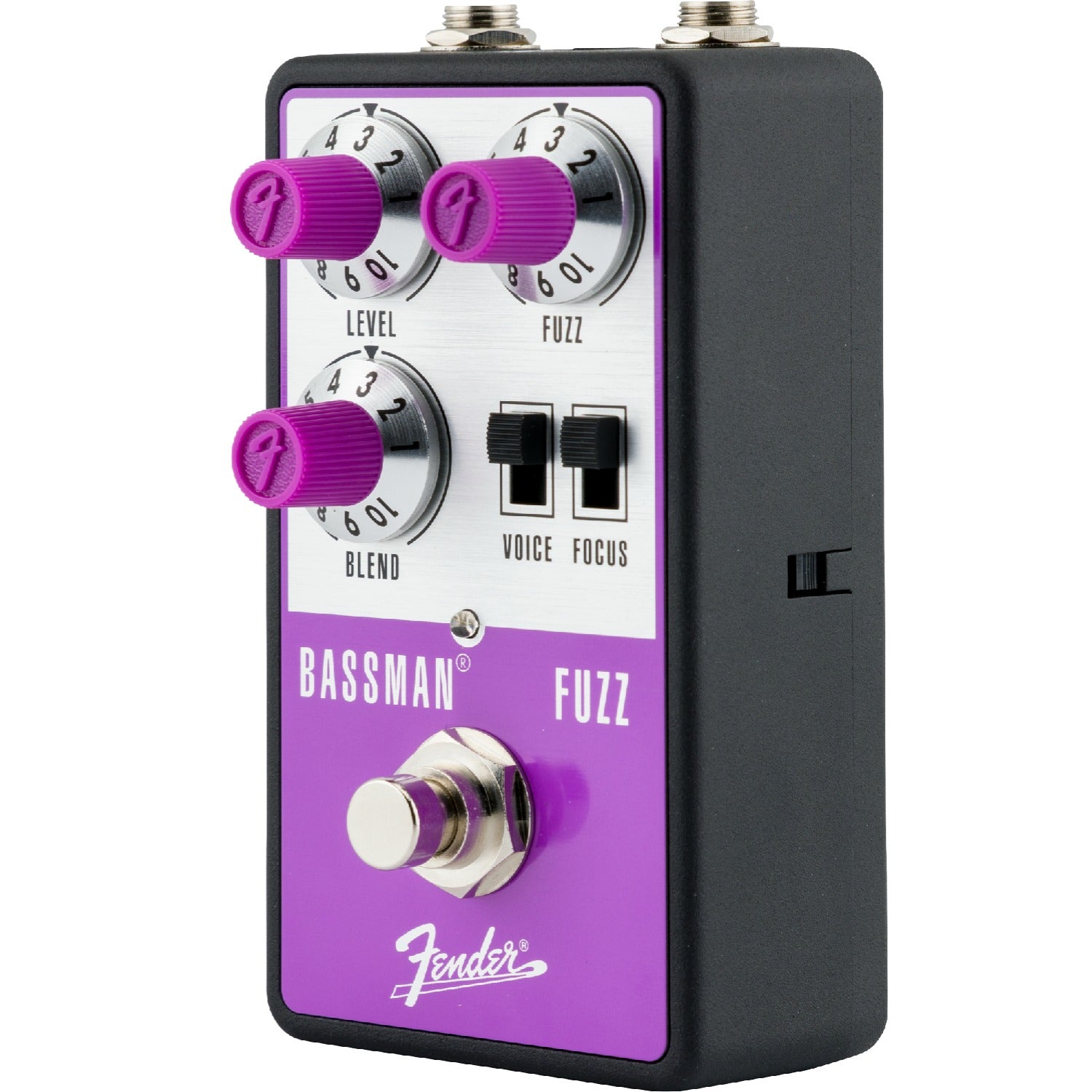Fender Multi-Effects Pedals Purple and Silver Fender Bassman Fuzz Sound Effect Pedal