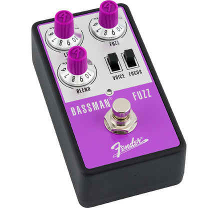 Fender Multi-Effects Pedals Purple and Silver Fender Bassman Fuzz Sound Effect Pedal