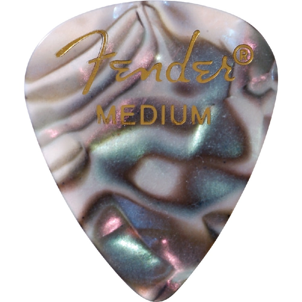 Fender Picks Abalone Fender Premium Celluloid 351 Shape Picks - Pack of 12