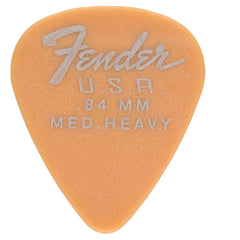 Fender Picks Butterscotch Blonde- Medium Heavy Fender Dura Tone Delrin Guitar Picks 351 Shape- Pack of 12