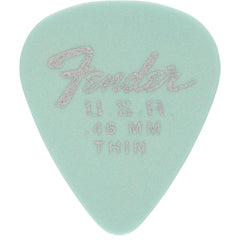 Fender Picks Daphne Blue- Thin Fender Dura Tone Delrin Guitar Picks 351 Shape- Pack of 12
