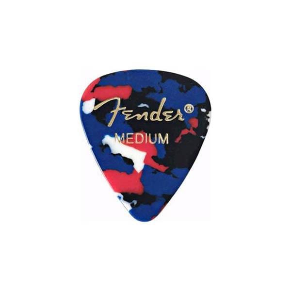fender picks fender 351 classic medium guitar picks - confetti - pack of 12
