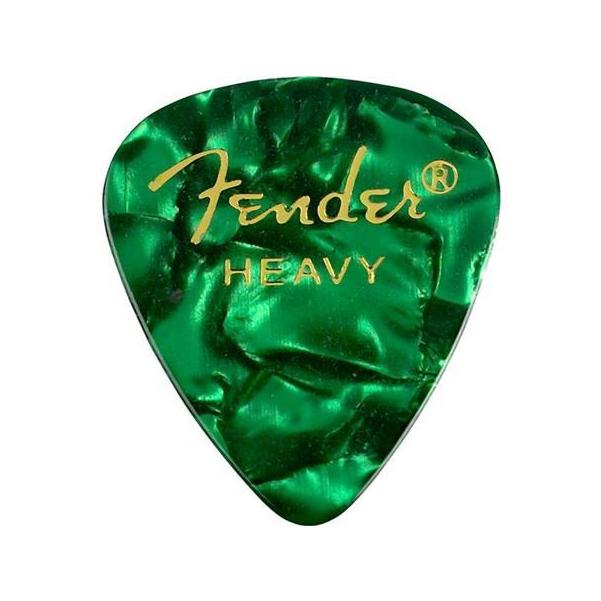 fender picks fender 351 shape premium picks green moto 12 count