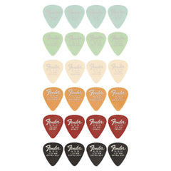 Fender Picks Pack of 24 Fender Dura-Tone 351 Pack of 24 Mix Picks
