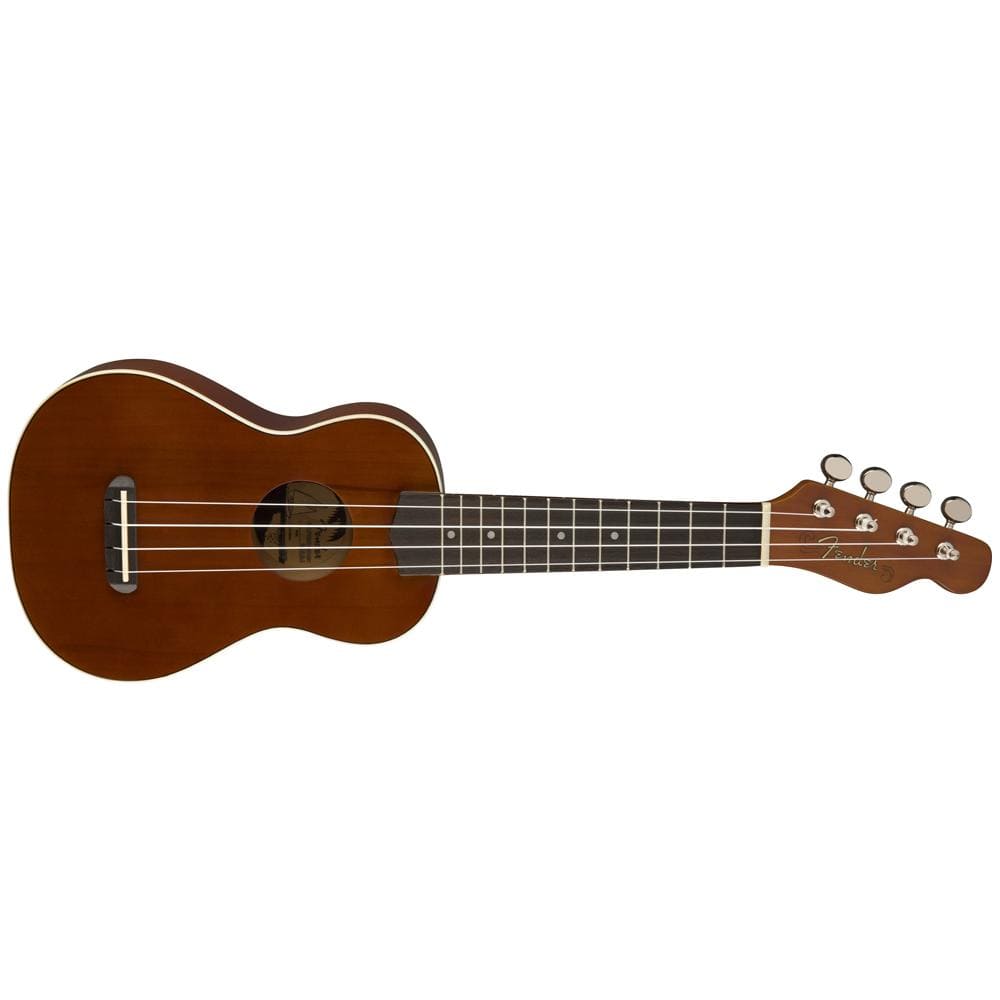 fender soprano ukuleles fender 0971610522 venice soprano ukulele - natural
