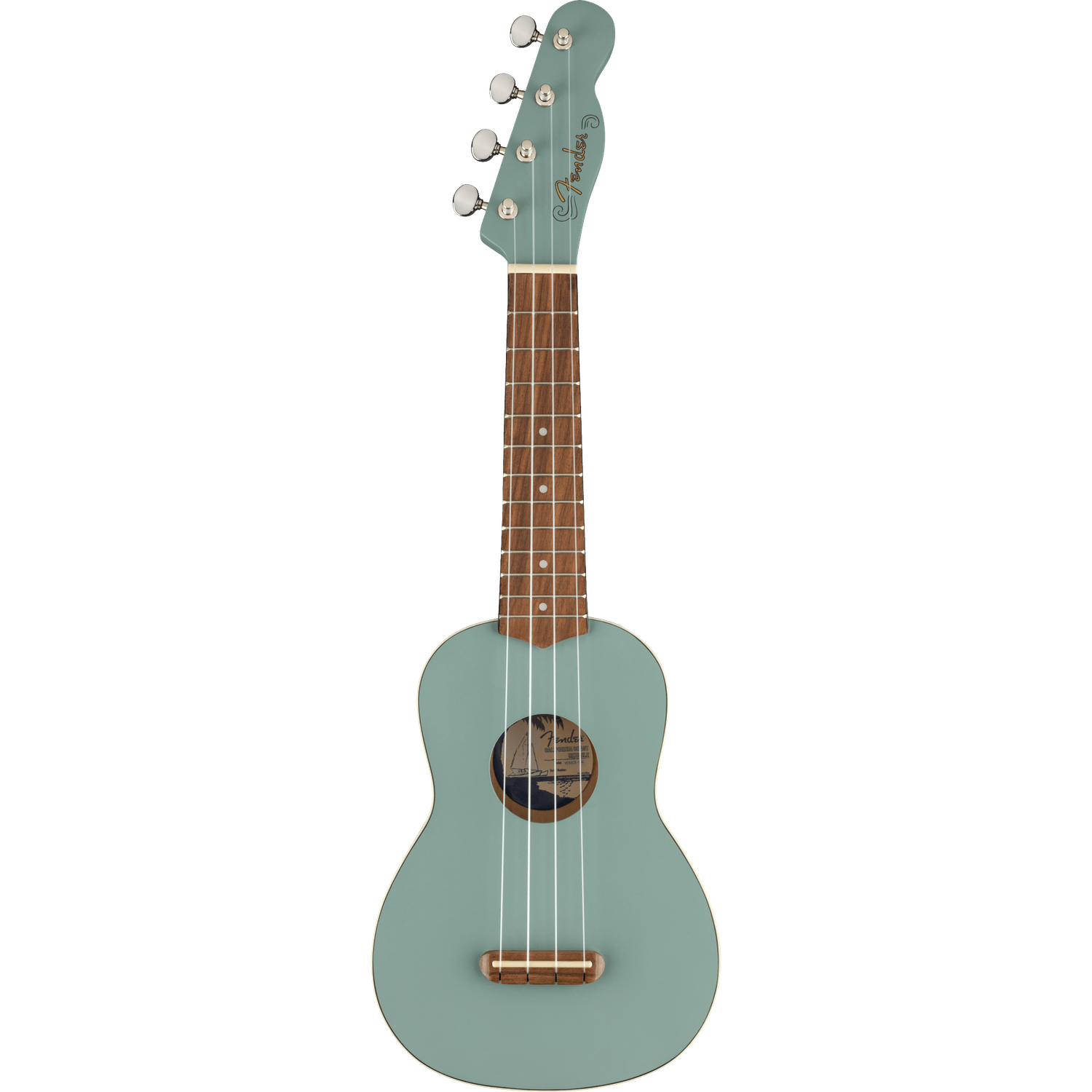 Fender Soprano Ukuleles Sonic Grey Fender Venice 4 String Soprano Ukulele