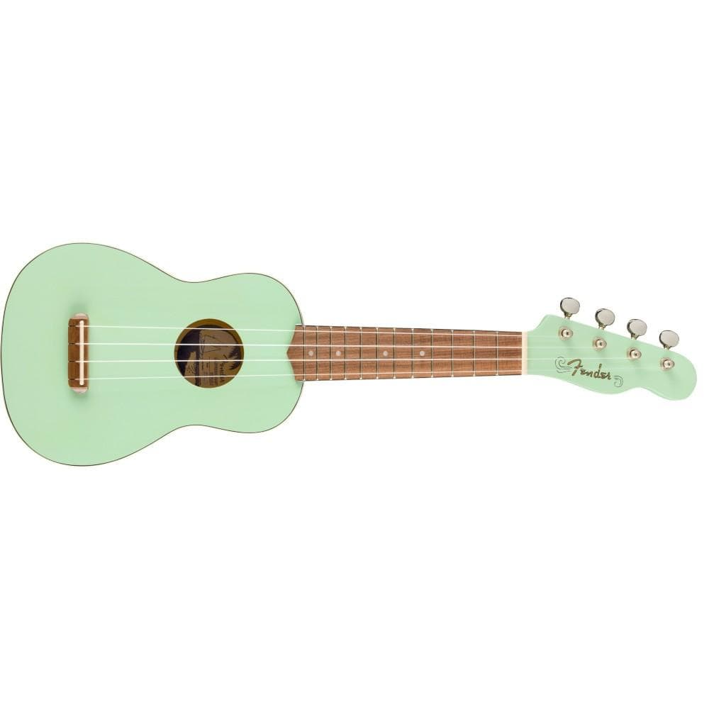 Fender Soprano Ukuleles Surf Green Fender Venice Soprano Ukulele