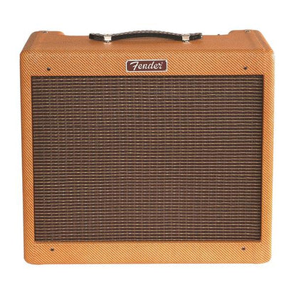 fender tube amplifiers fender blues junior lacquered tweed 15 watt combo tube guitar amplifier