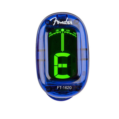 fender tuners lake placid blue fender ft-1620 california series clip-on tuner 