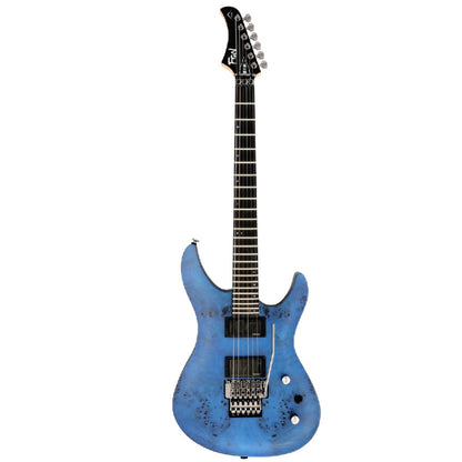 FGN Electric Guitars Arctic Blue Flat FGN JMY3-MH-EW1-DL-E Mythic Series J Standard 6 String Electric Guitar - Made in Japan