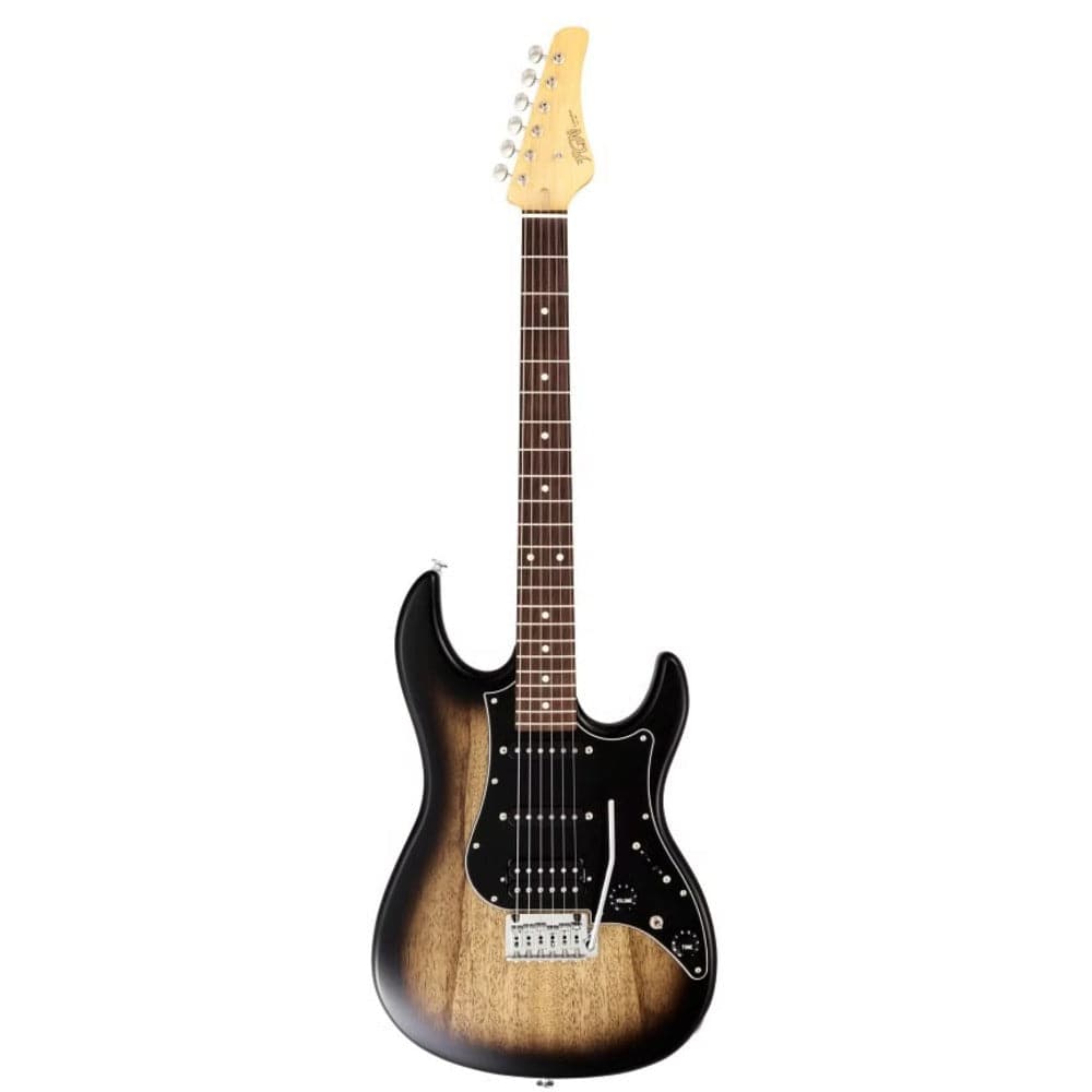fgn electric guitars dark mocha burst fgn jos2tdew1r odyssey series j standard/boundary 6 string electric guitar     