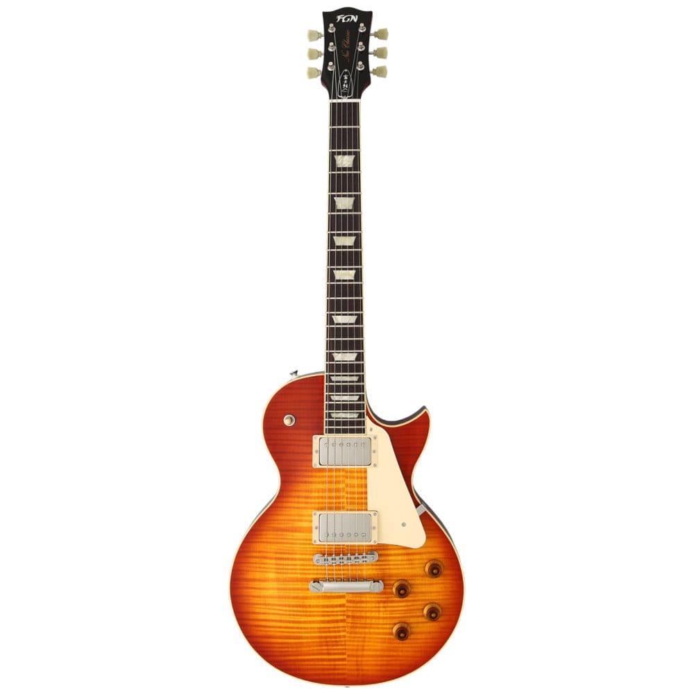 fgn electric guitars faded cherry burst fgn nls10rfm neo classic series 6 string electric guitar     