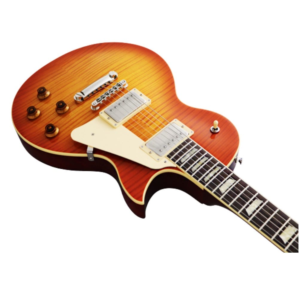 fgn electric guitars faded cherry burst fgn nls10rfm neo classic series 6 string electric guitar     