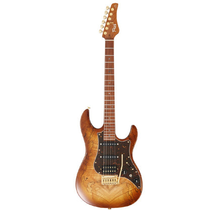 FGN Electric Guitars Hojicha Burst FGN EOS2-EW1-RM Odyssey Series 6 String Electric Guitar - Made in Japan
