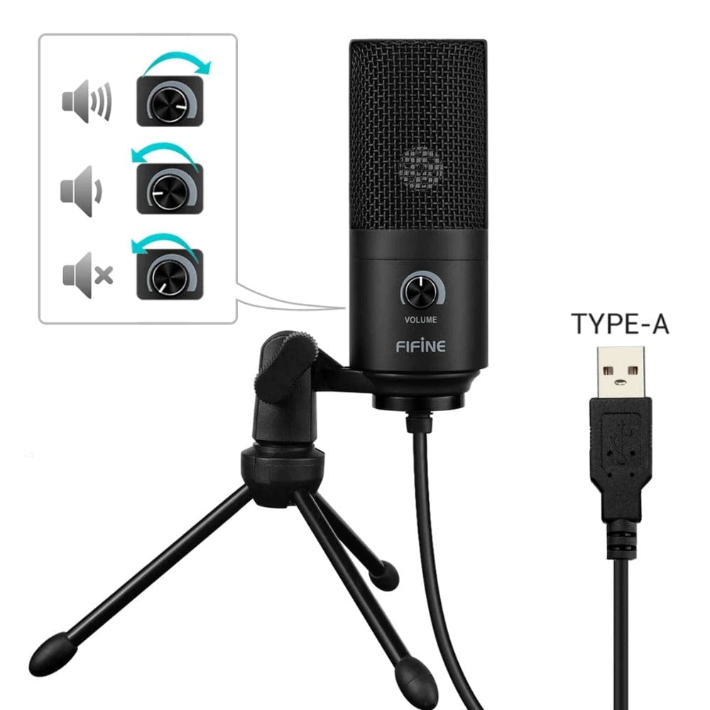 fifine condenser microphones fifin k669b usb condenser microphone