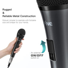 Fifine Dynamic Microphones Fifine K6 Wired Handheld Cardioid Dynamic Microphone