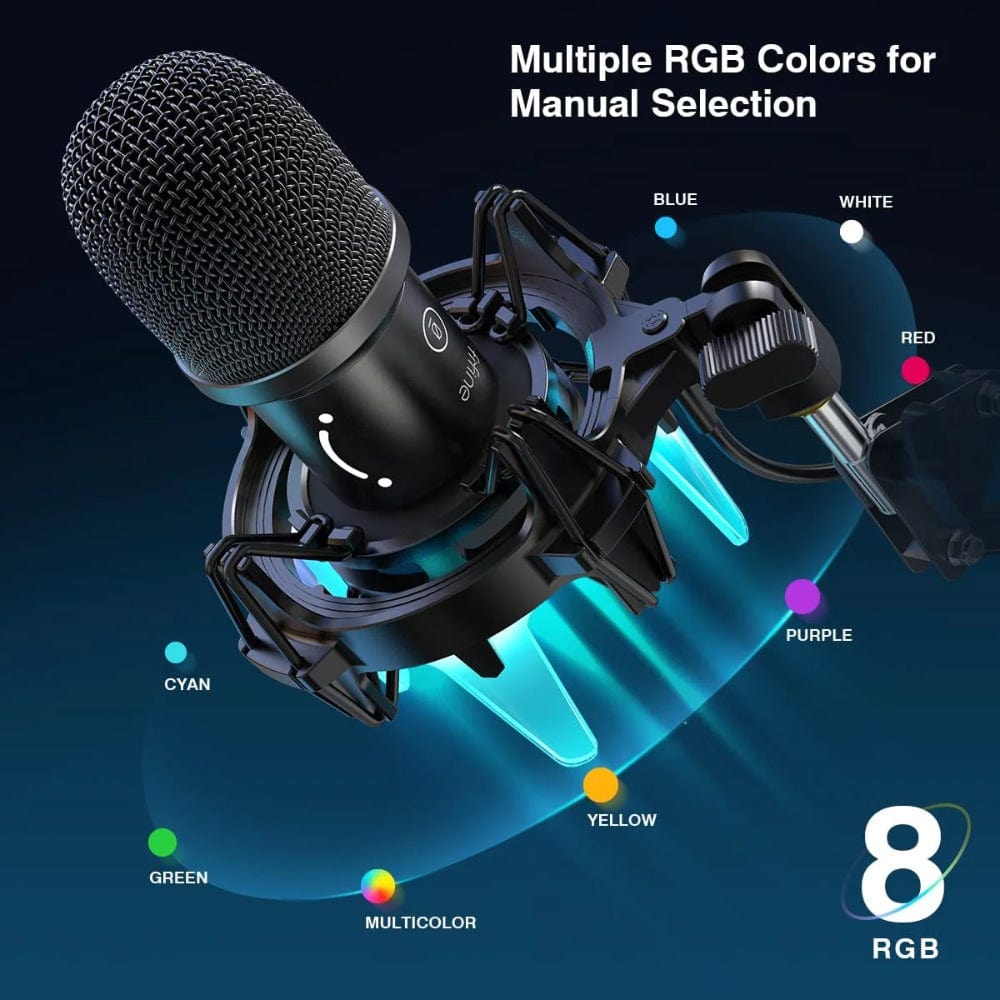 Fifine Dynamic Microphones Fifine K651 USB Computer Dynamic Microphone Kit