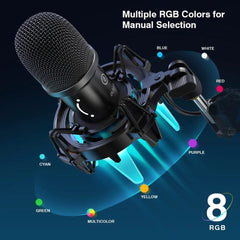 Fifine Dynamic Microphones Fifine K651 USB Computer Dynamic Microphone Kit
