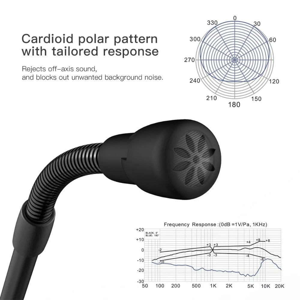 fifine gooseneck microphones fifine k052 gooseneck usb condenser microphone