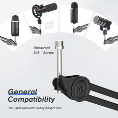 Fifine Microphone Stands Fifine BM63 Microphone Arm Stand
