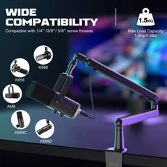 Fifine Microphone Stands Fifine BM88 Microphone Arm Stand