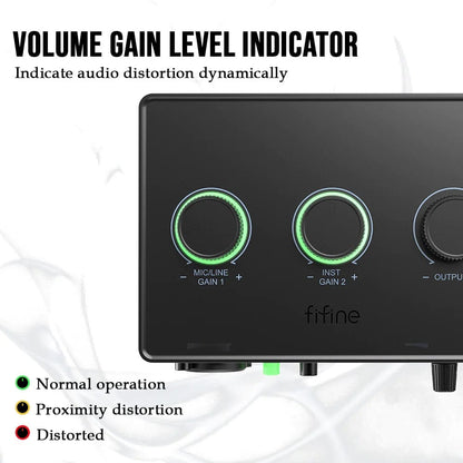 fifine mixer amplifiers fifine amplisound sc1 streaming audio mixer