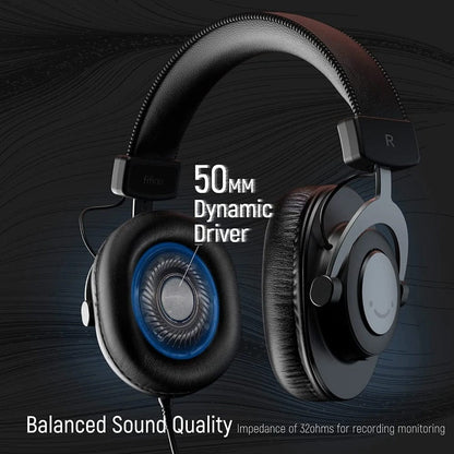 fifine on-ear wired headphones fifine h8 studio monitoring wired headphone