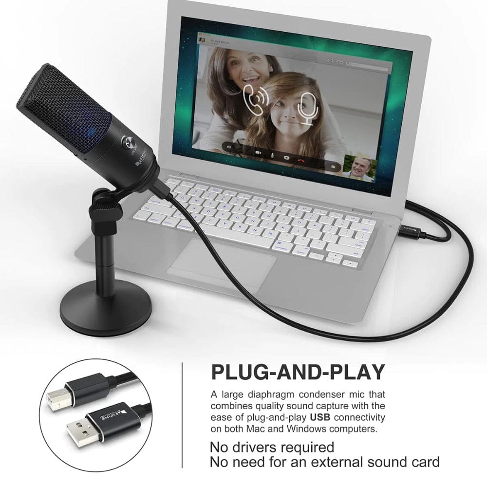 Fifine Usb Microphones Fifin K670B Cardioid USB Microphone