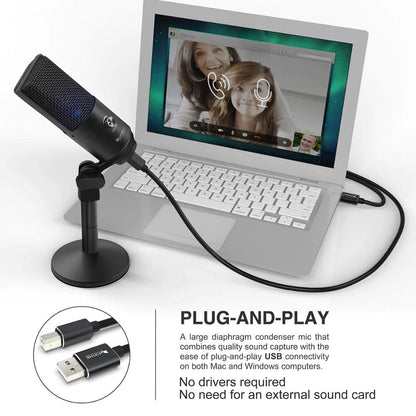 Fifine Usb Microphones Fifin K670B Cardioid USB Microphone