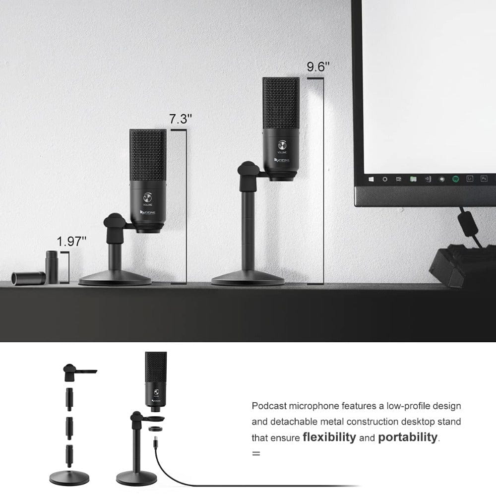 Fifine Usb Microphones Fifin K670B Cardioid USB Microphone
