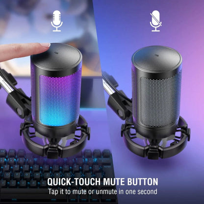 Fifine Usb Microphones Fifine A6T Ampligame Gaming USB Microphone Kit