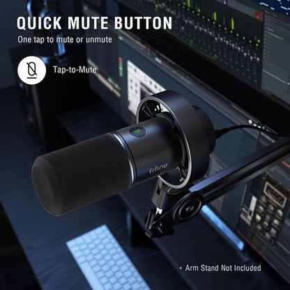 fifine usb microphones fifine k688 amplitank usb dynamic microphone