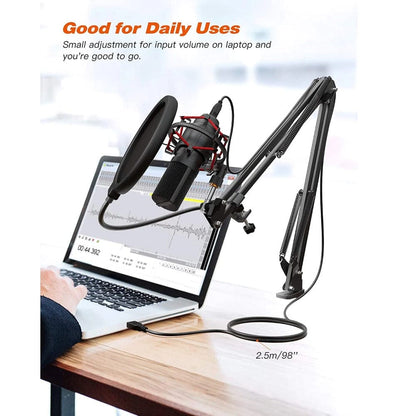 Fifine Usb Microphones Fifine T732 USB Condenser Microphone Kit