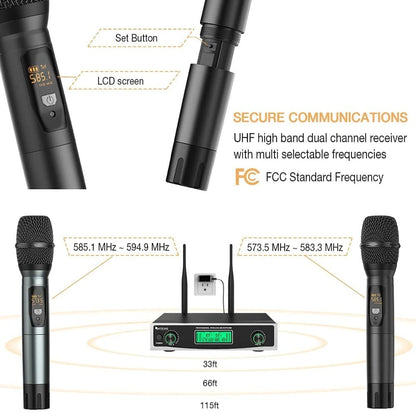 fifine wireless systems fifine k040 wireless handheld microphone