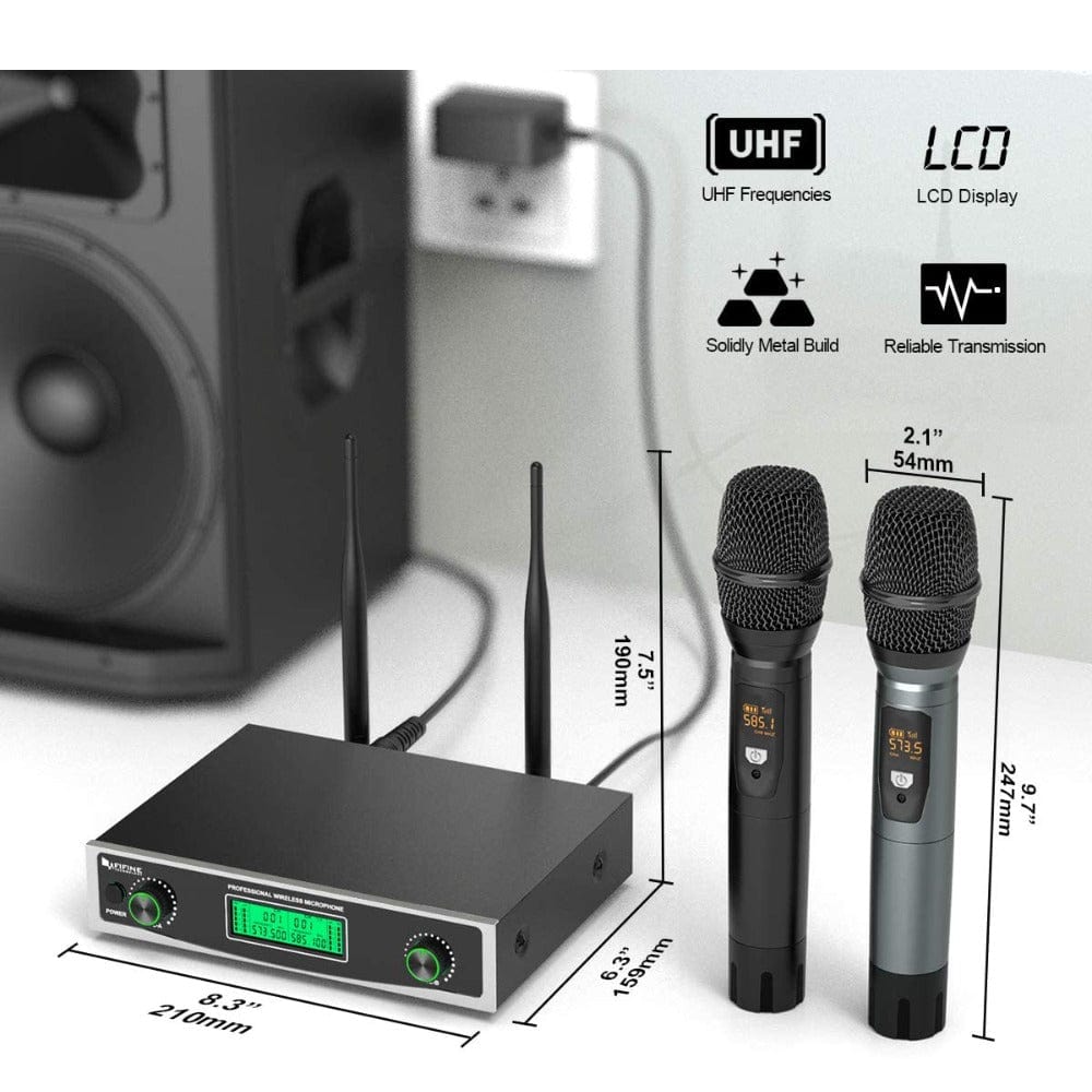 fifine wireless systems fifine k040 wireless handheld microphone