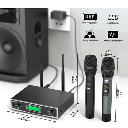 fifine wireless systems fifine k040 wireless handheld microphone