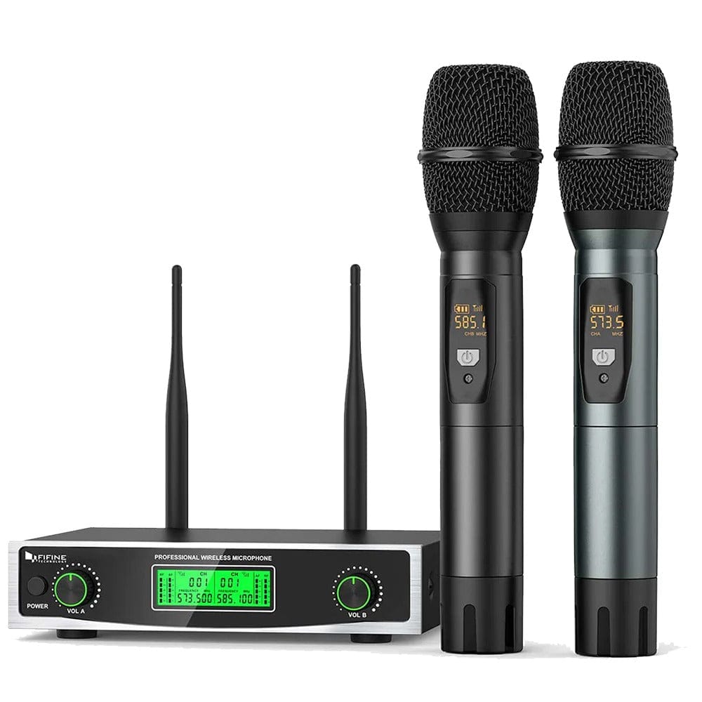 fifine wireless systems fifine k040 wireless handheld microphone