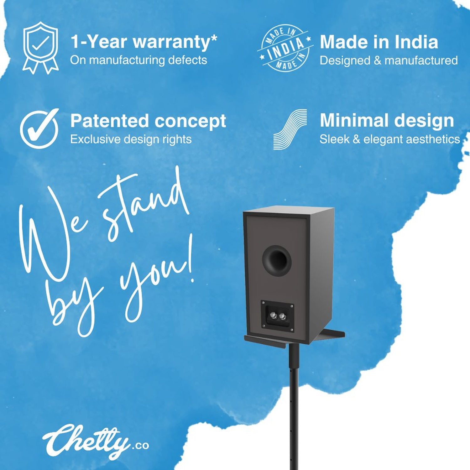 Chetty LS5 Studio Collapsible Tripod Base Monitor Stand