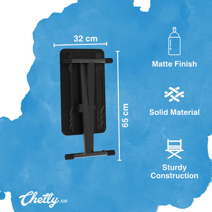 Chetty CB2 Foldable X-Type Design Keyboard Bench and Multi-Level Adjustment