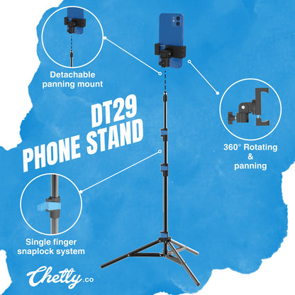 Chetty DT29 Collapsible Tripod Phone Stand